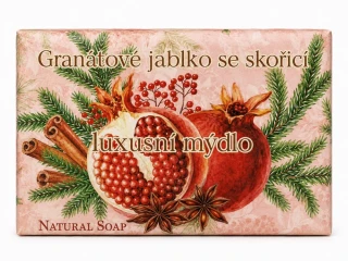 Mýdlo 200 g GRANÁTOVÉ JABLKO se SKOŘICÍ