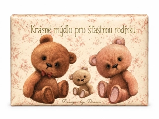 Mýdlo 200 g KRÁSNÉ MÝDLO PRO ŠŤASTNOU RODINU