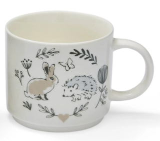 CL2066 COUNTRY ANIMALS hrnek zajíc/ ježek