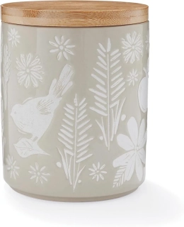 CL2380 Keramická dóza HOMESTEAD- krémová