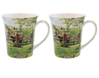 LP95249 Hrnky 2 ks set oslí farma