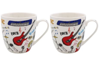 LP95543 hrnky set 2 ks LOVE MUSIC