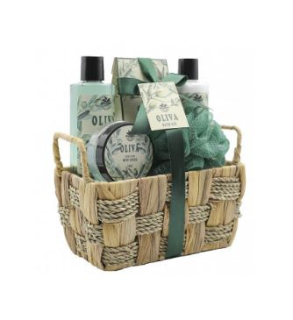 BNS61053 kosmetický set OLIVA v košíku