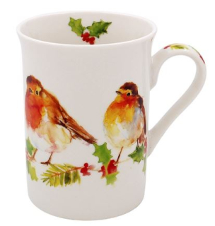 LP53822 Hrnek vysoký  WINTER ROBIN