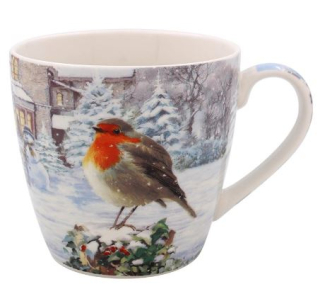 LP53721 hrnek snídaňový CHRISTMAS ROBINS