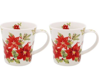 LP53862 Hrnky sada 2 kusy  Vánoční hvězda