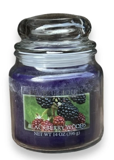 Candle Lite svíčka ve skle  396 g  BLACKBERRY WOODS
