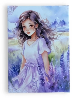 Mýdlo 40 g v krabičce DÍVKA v LEVANDULI