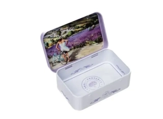 BA49 Label Provence mýdlo 60 g v kovové krabičce RŮŽE