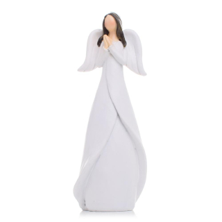 224748 Anděl bílý polyresin 