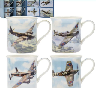 LP34040 Set hrnky letadla 4 kusy