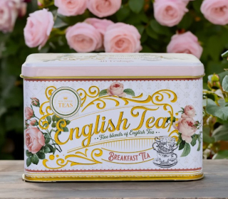 RS119 Anglický čaj 40 ks v plechu ENGLISH ROSE