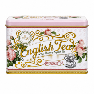 RS119 Anglický čaj 40 ks v plechu ENGLISH ROSE