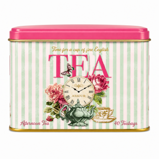Anglický čaj 40 ks v plechu TIME FOR TEA
