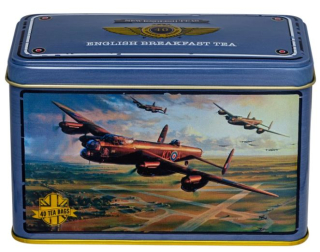 RS87 Anglický čaj 40 ks v plechu LETADLA bombardér