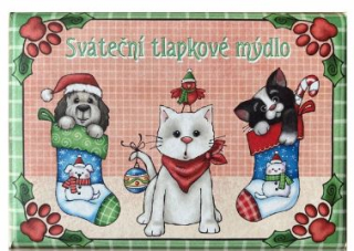 Mýdlo 200 g  SVÁTEČNÍ TLAPKOVO