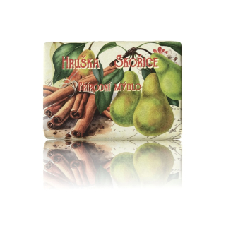 Mýdlo 200 g  HRUŠKA SE SKOŘICÍ