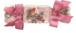 Mýdlo bonbon 20 g Krásné Vánoce ptáček