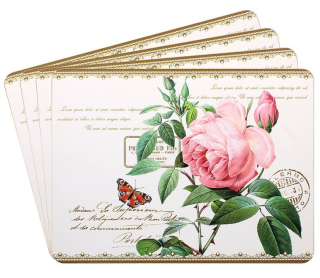 LP96385 Korkové prostírání střední RŮŽE 