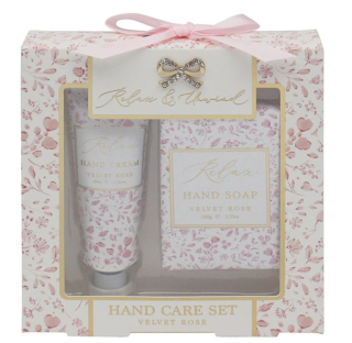 MADELAINE Sada tuhé mýdlo a krém na ruce VELVET ROSE