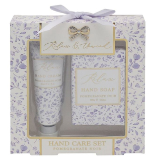 LP75470 sada MADELAINE tuhé mýdlo 100g a krém na ruce POMEGRANATE NOIR
