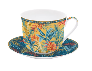 R1454-EQUA Porcelánový hrnek s podšálkem Equatorial 400ml