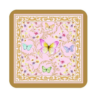 R0952-MAJB Korkové podložky Majestic Butterflies- MALÉ