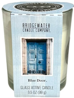 BW- svíčka votivní  BLUE DOOR ve skle