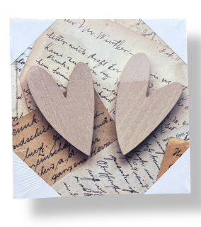 Obraz srdce 31 X 31 cm