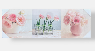 Podlouhlý obraz růže 97x35 cm