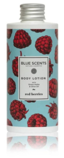 LBM009  BLUE SCENTS tělové mléko 300 ml RED BERRIES