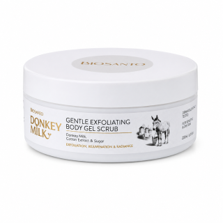 Jemný exfoliační tělový peeling Donkey 200ml BioSanto
