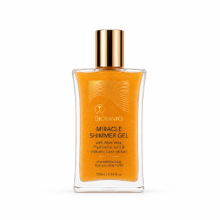 BIOSANTO olejový krém třpitivý / zlatý 100 ml