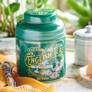 MD18 Anglický čaj 80 ks kulatá dóza zelená