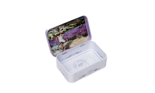 BB49 Mýdlo 125 g v plechu LEVANDULE pole/ kolo