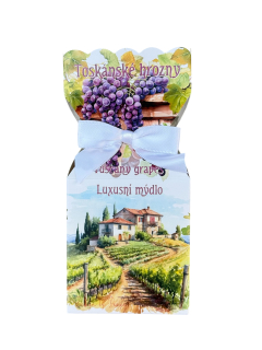 Toaletní mýdlo 170 g v krabičce TOSKÁNSKÉ HROZNY