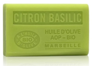 SOL126 BIO mýdlo z Marseille Citrónová Bazalka 125g Label Provence