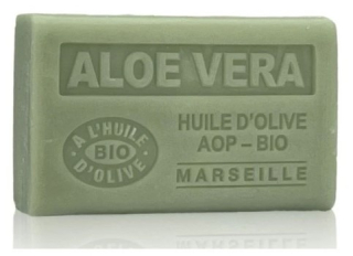 SOL003 BIO mýdlo z Marseille Aloe Vera 125g Label Provence 