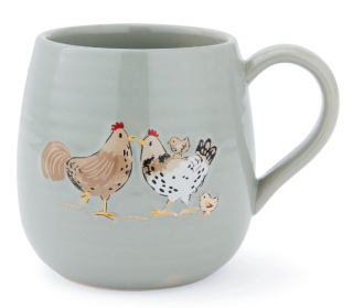 Hrnek HEN HOUSE - GRAY 300ml