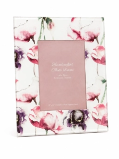 Skleněný fotorámeček s květinovým motivem 10 × 15 cm / MAGNOLIE