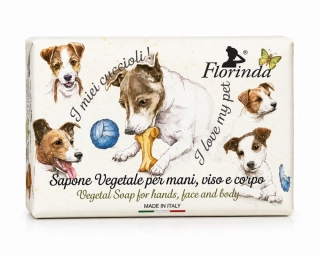 Tuhé vonné mýdlo pes Jack Russel 50 g