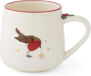 Cooksmart Christmas Robins Retreat hrnek Bell 300ml