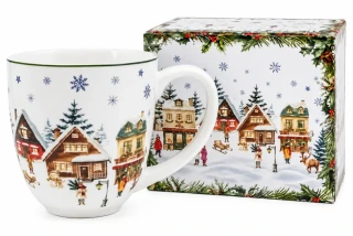 Porcelánový hrnek XXL Christmas Village 1 l