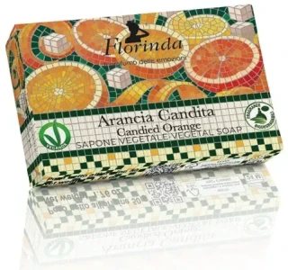 FLORINDA Tuhé mýdlo Mosaic Candied Orange 50 g