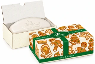 FLORINDA Vánoční vonné mýdlo v dárkové krabičce Biscuits 140g