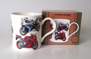 LP99880 Porcelánový hrnek motorky