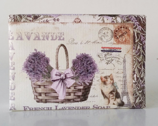 Mýdlo 200 g levandule košík